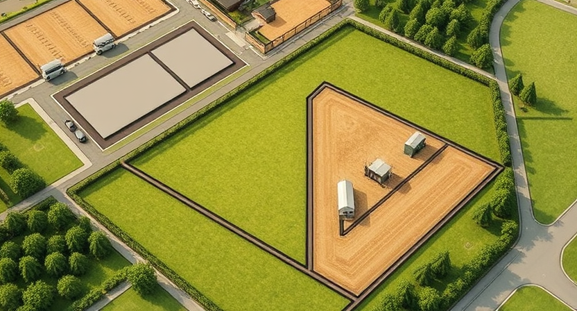 How to determine the minimum and maximum sizes of land plots